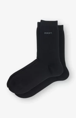 2-pack finest organic cotton socks in Black