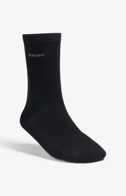 2-pack finest organic cotton socks in Black