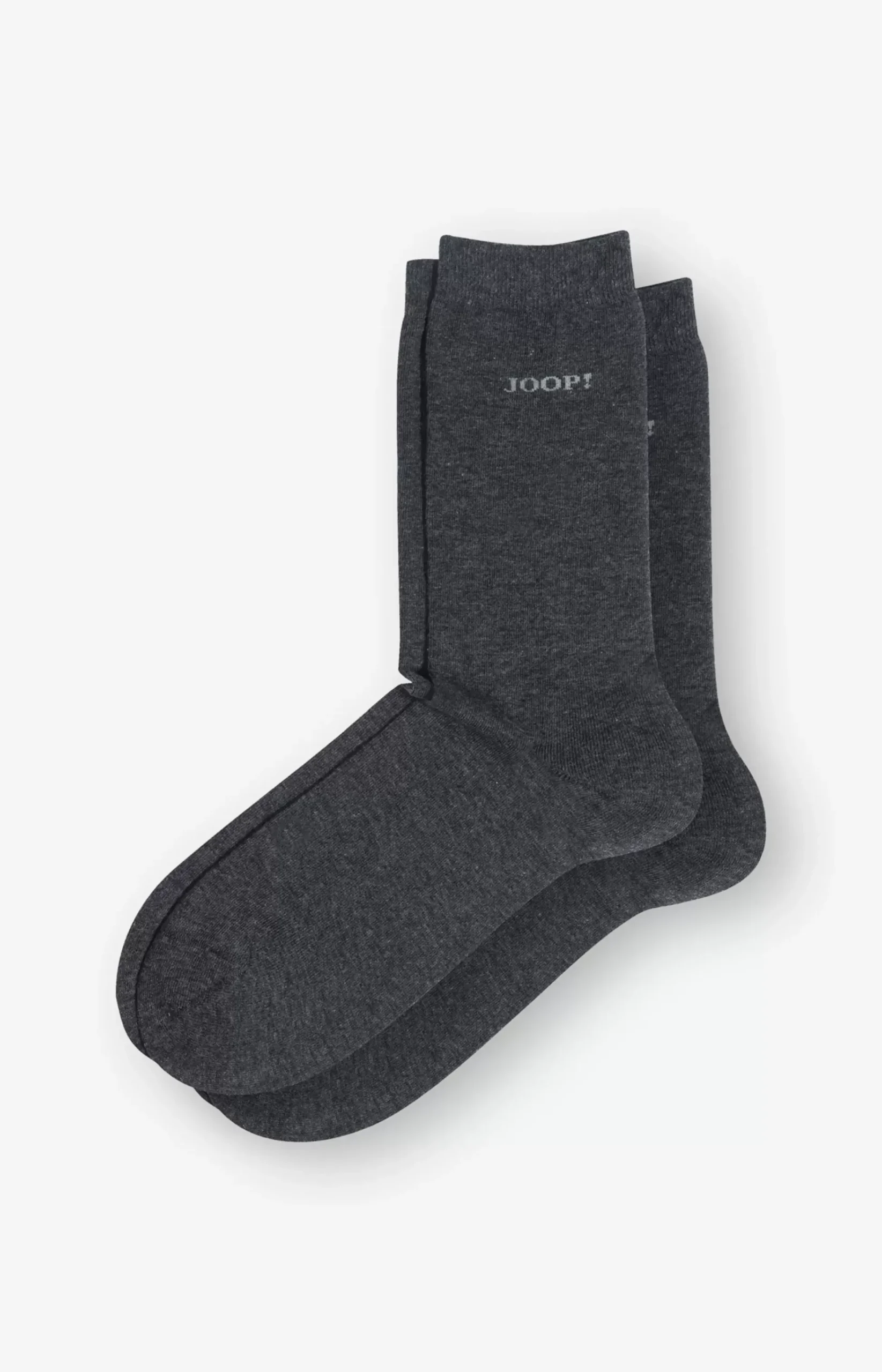 2-pack finest organic cotton socks in dark grey