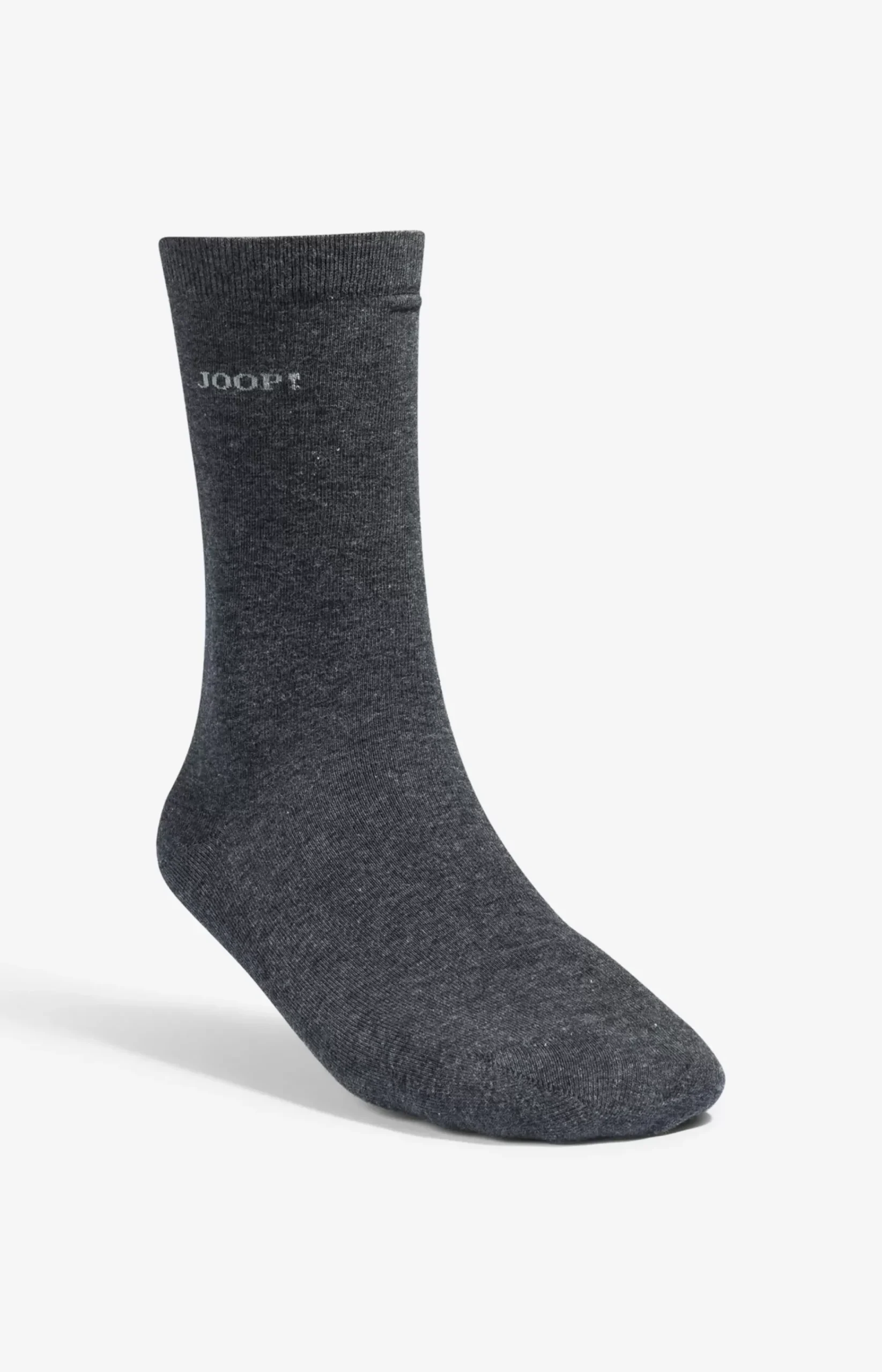 2-pack finest organic cotton socks in dark grey