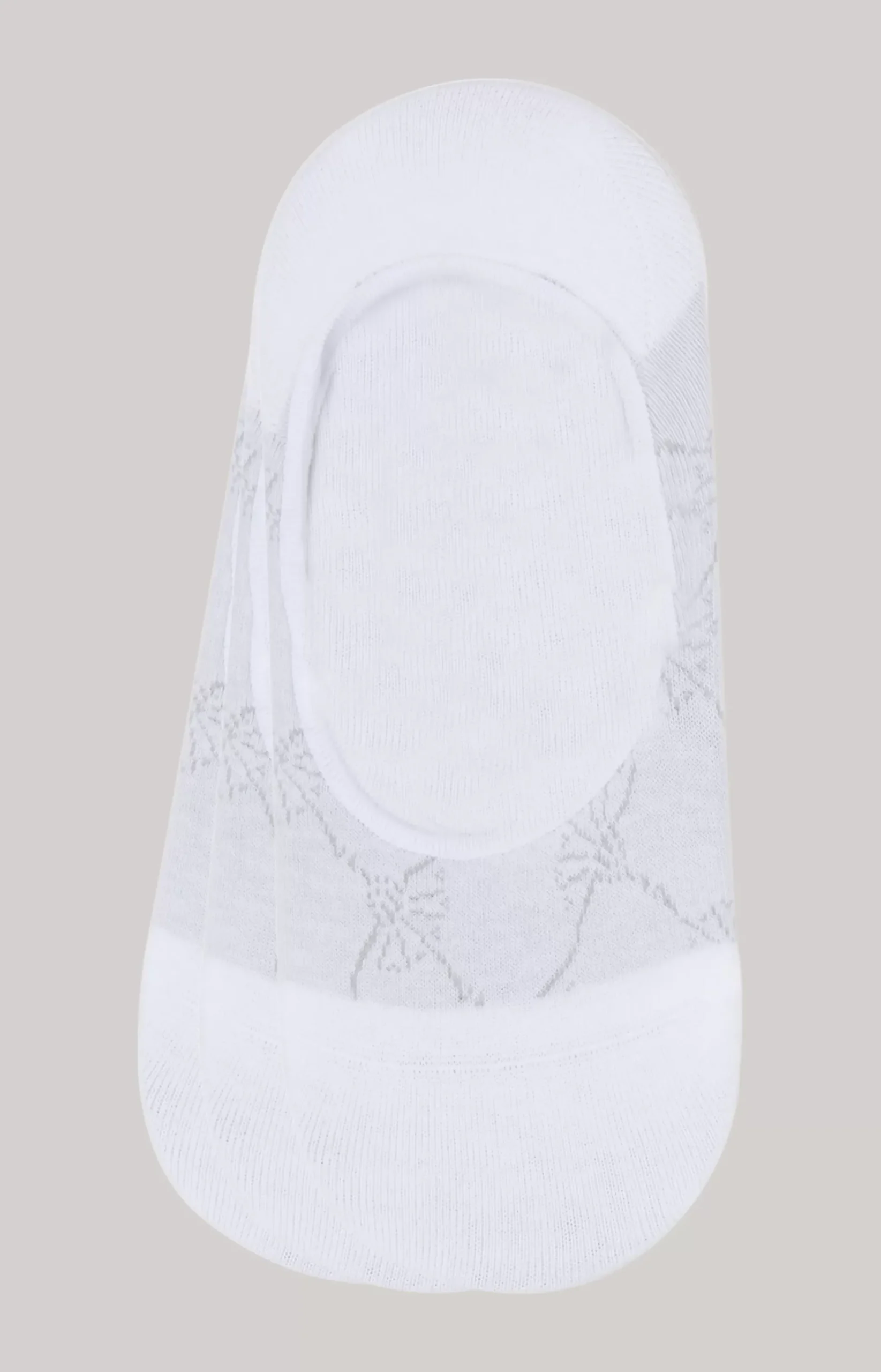 3-pack IN-SHOE socks with cornflower pattern in white