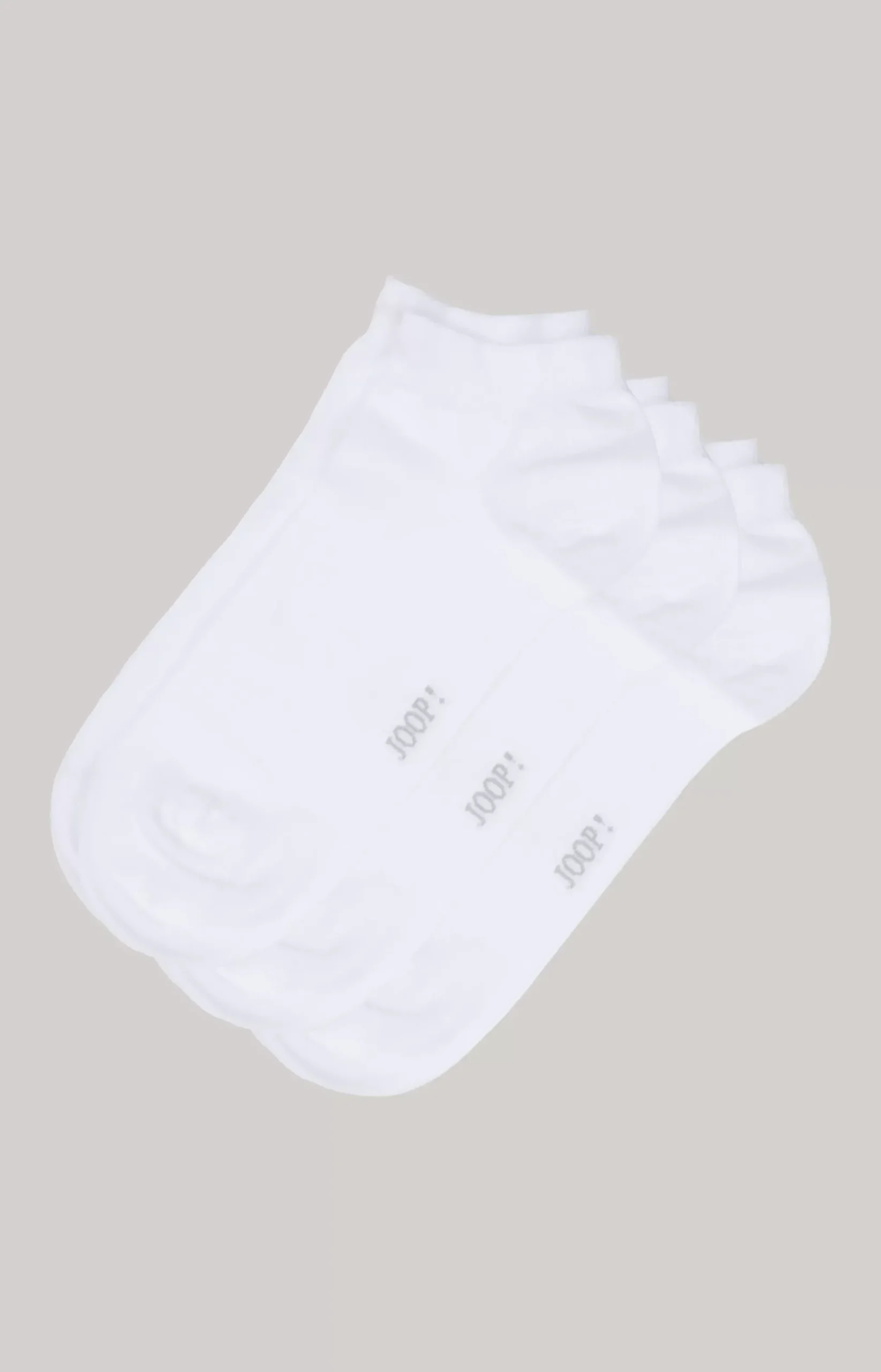 3-pack of trainer socks in white