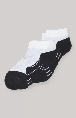 2-pack trainer socks in navy/white