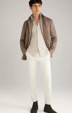 Pai Flannel Shirt in Light Brown Marl