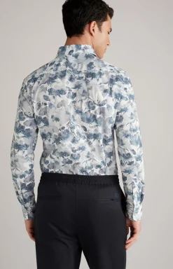 Pai Shirt in a Blue Pattern