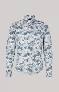 Pai Shirt in a Blue Pattern