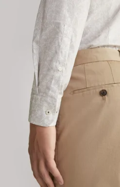 Pai Shirt in a Light Brown Pattern