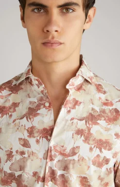Pai Shirt in a Red Pattern