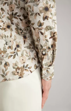 Pai Shirt in Beige/Brown