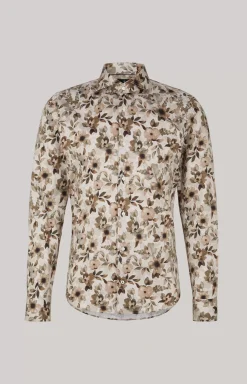 Pai Shirt in Beige/Brown