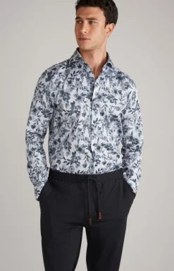 Pai Shirt in Grey/Off-white