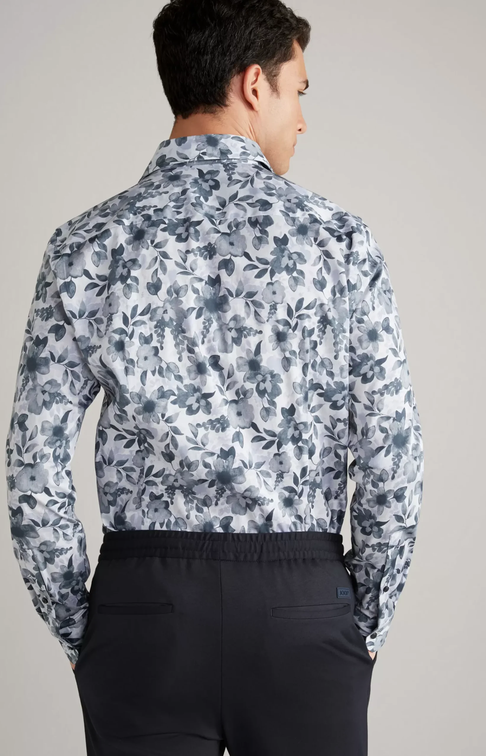 Pai Shirt in Grey/Off-white