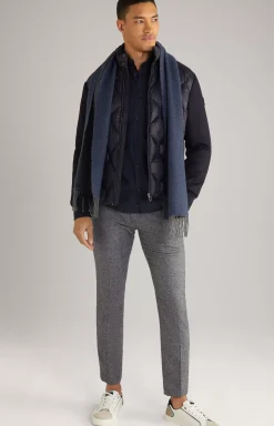 Paiton Cotton Shirt in Dark Blue