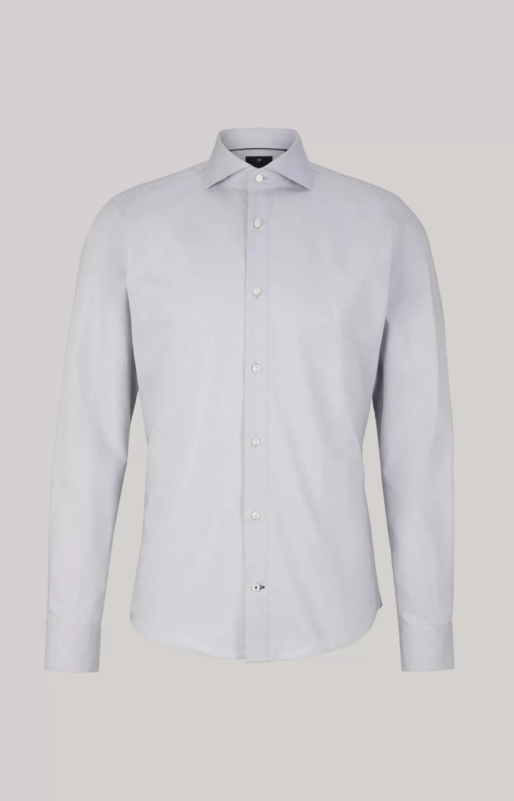 Paiton Cotton Shirt in Light Grey