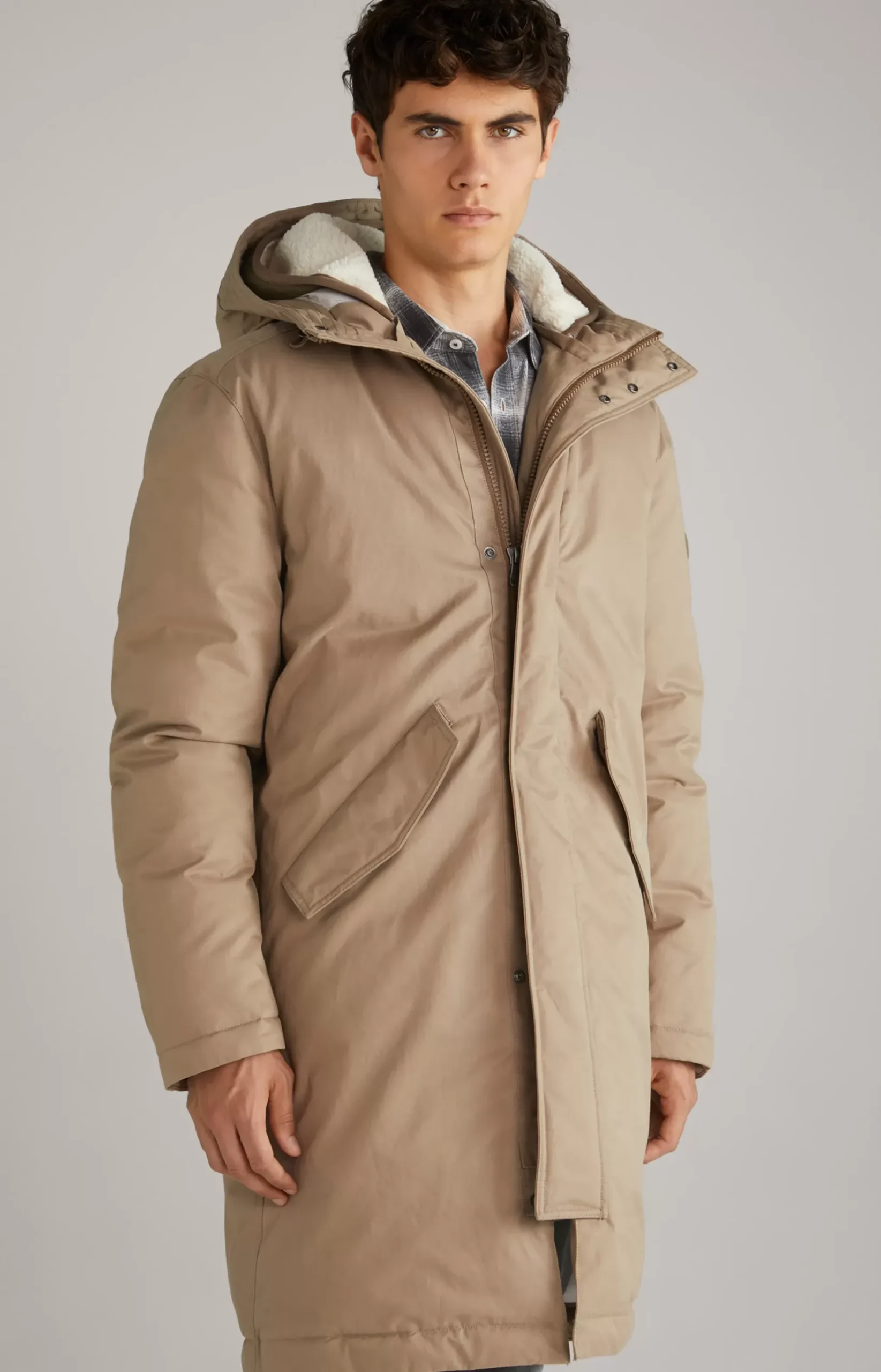 Parko Parka in Dark Beige