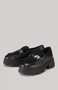 Peluche Camy Slip-on Loafers in Black