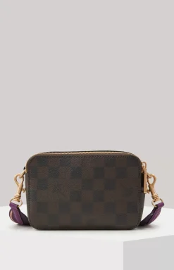 Piazza Diletta Susan Shoulder Bag in Brown and Black