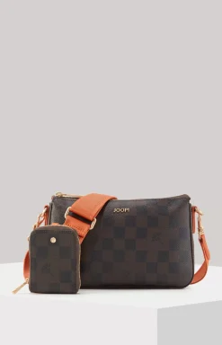 Piazza Edition Jasmina Shoulder Bag in Brown/Black/Orange