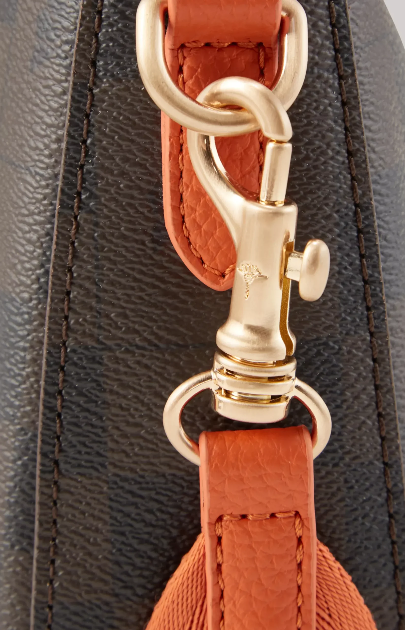 Piazza Edition Jasmina Shoulder Bag in Brown/Black/Orange