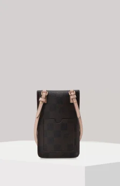 Piazza Edition Pippa Phone Bag in Brown and Black