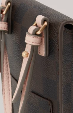 Piazza Edition Pippa Phone Bag in Brown and Black