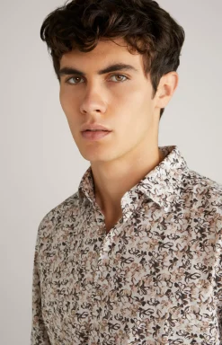 Pit Shirt in Beige/Brown