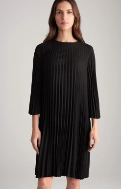 Pleated Dress in Black