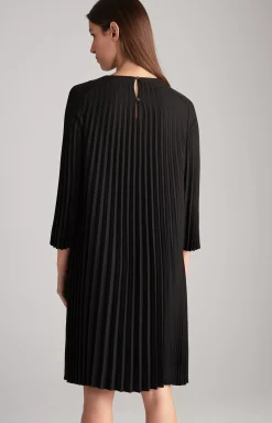 Pleated Dress in Black