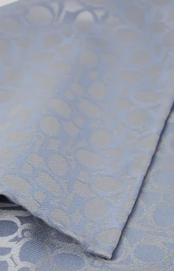 Pocket square in blue-grey