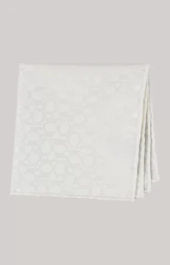 Pocket square in off-white