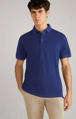 Primus Cotton Polo Shirt in Navy