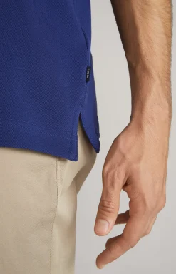 Primus Cotton Polo Shirt in Navy