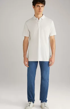 Primus Cotton Polo Shirt in Beige