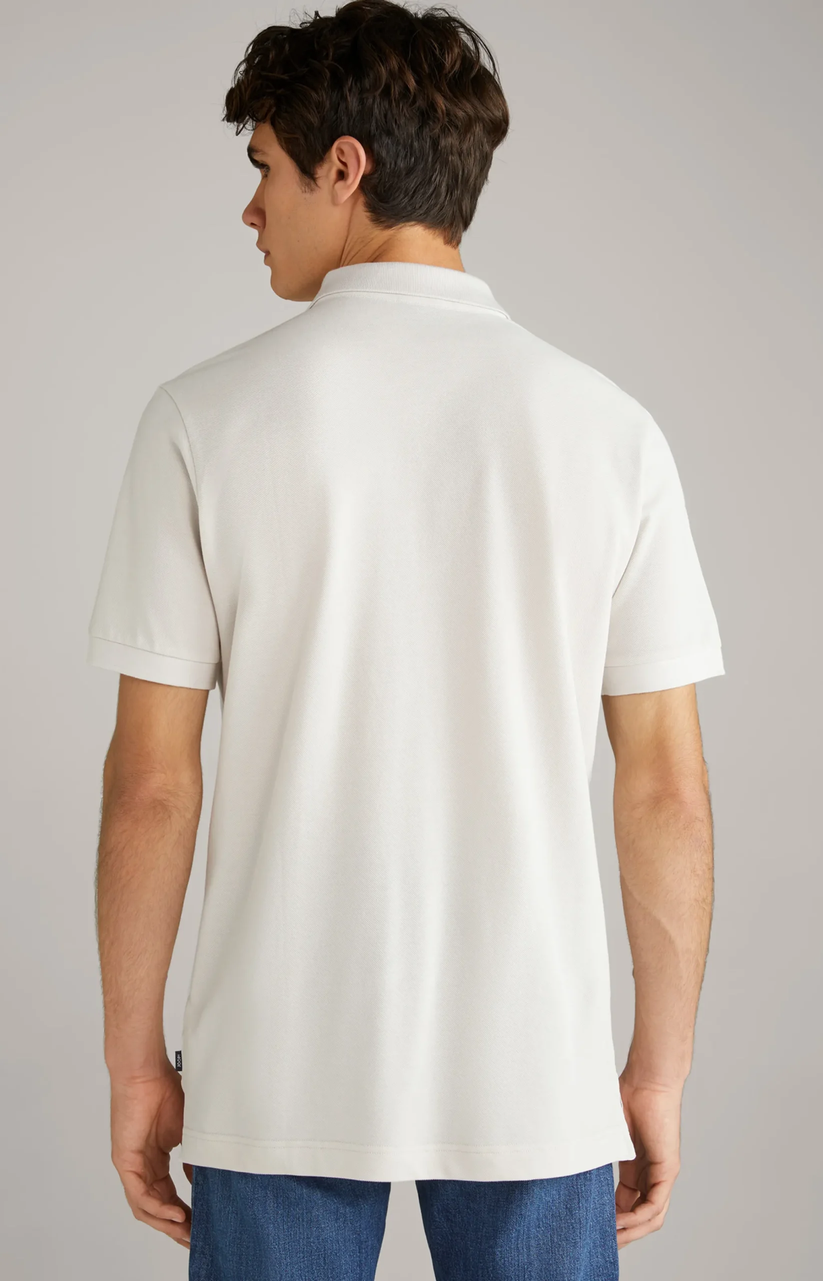 Primus Cotton Polo Shirt in Beige