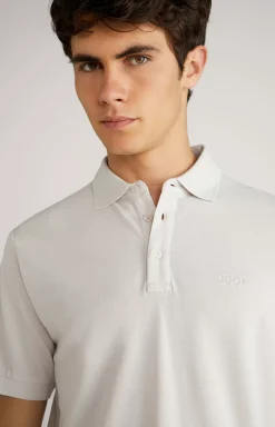 Primus Cotton Polo Shirt in Beige