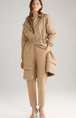 Quilted Jacket in Beige