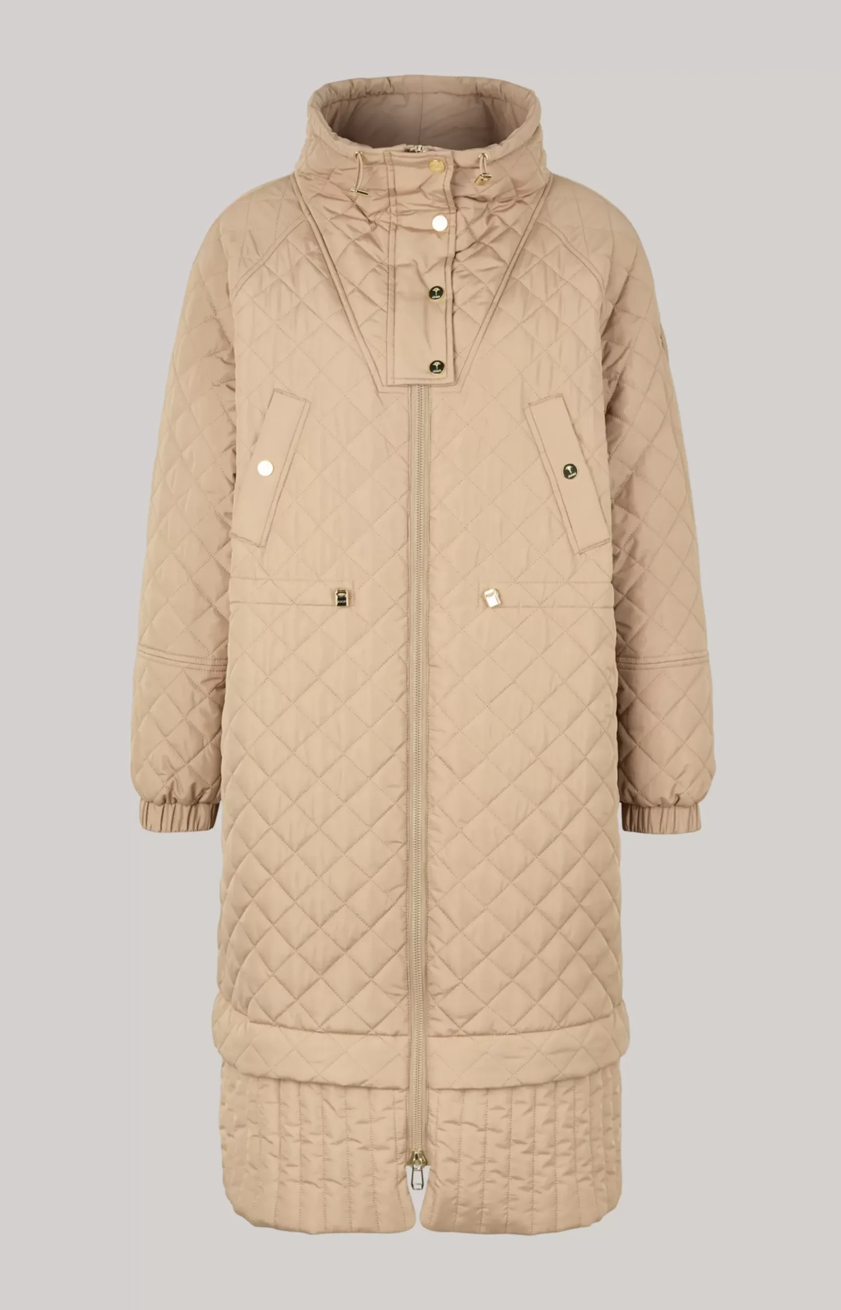 Quilted Jacket in Beige