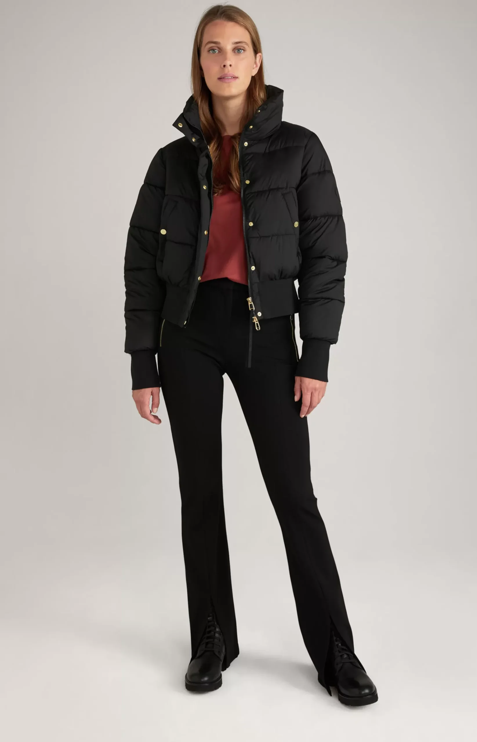 Quilted Jacket in Black