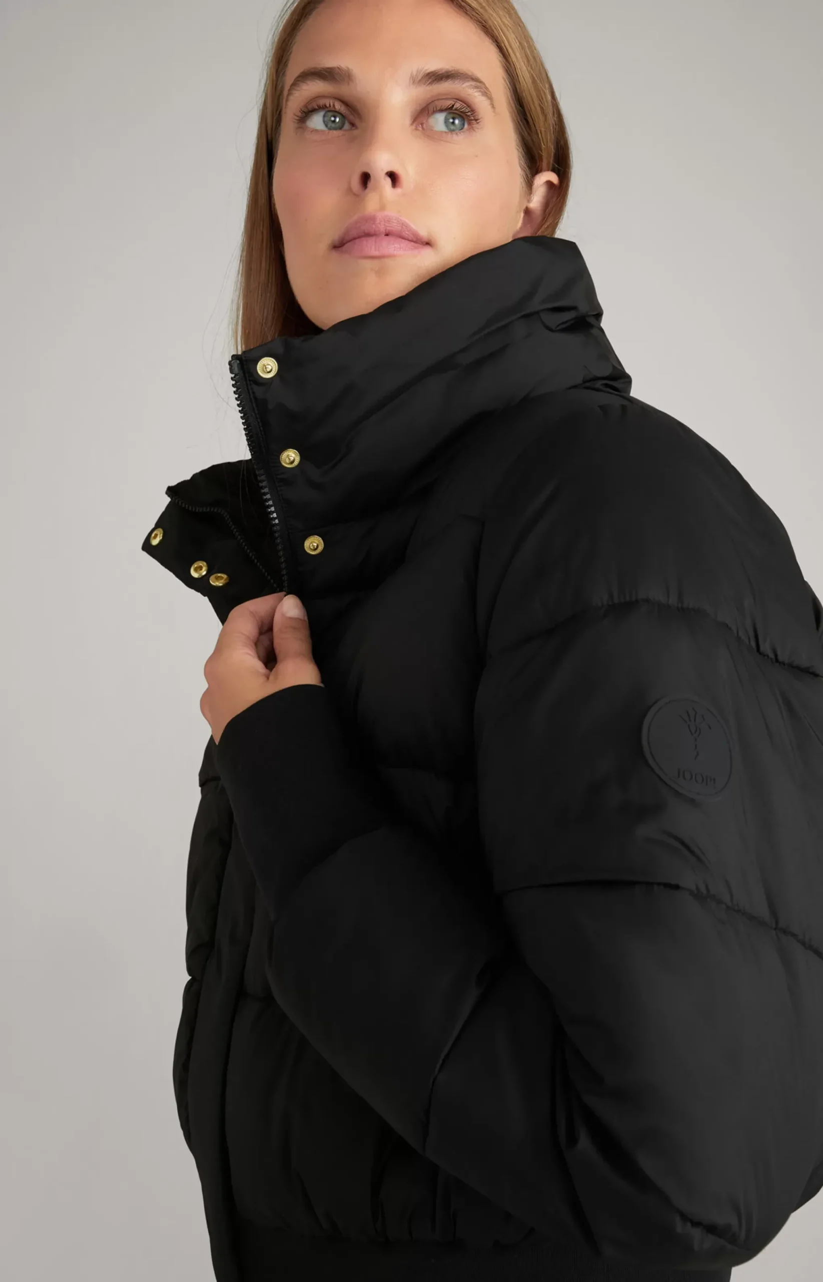 Quilted Jacket in Black