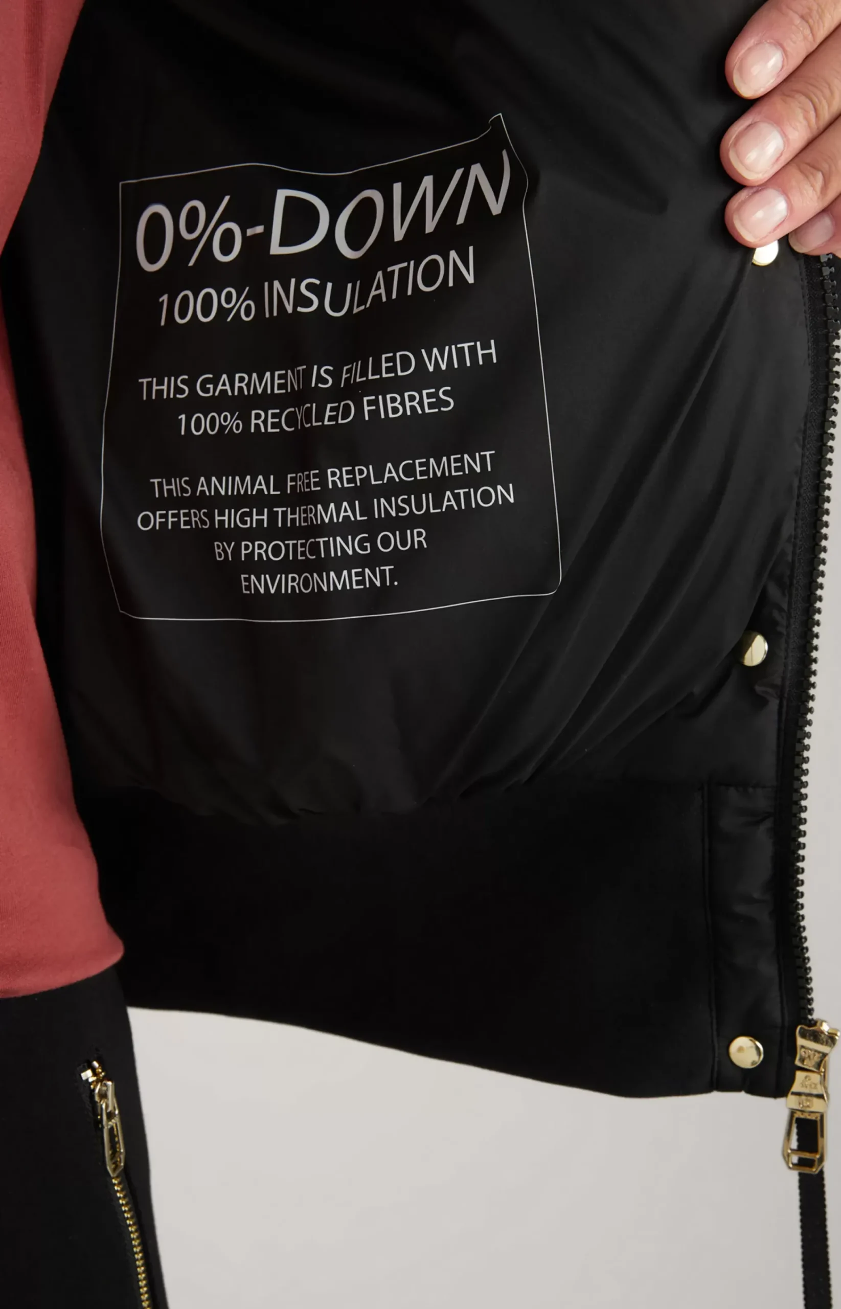 Quilted Jacket in Black