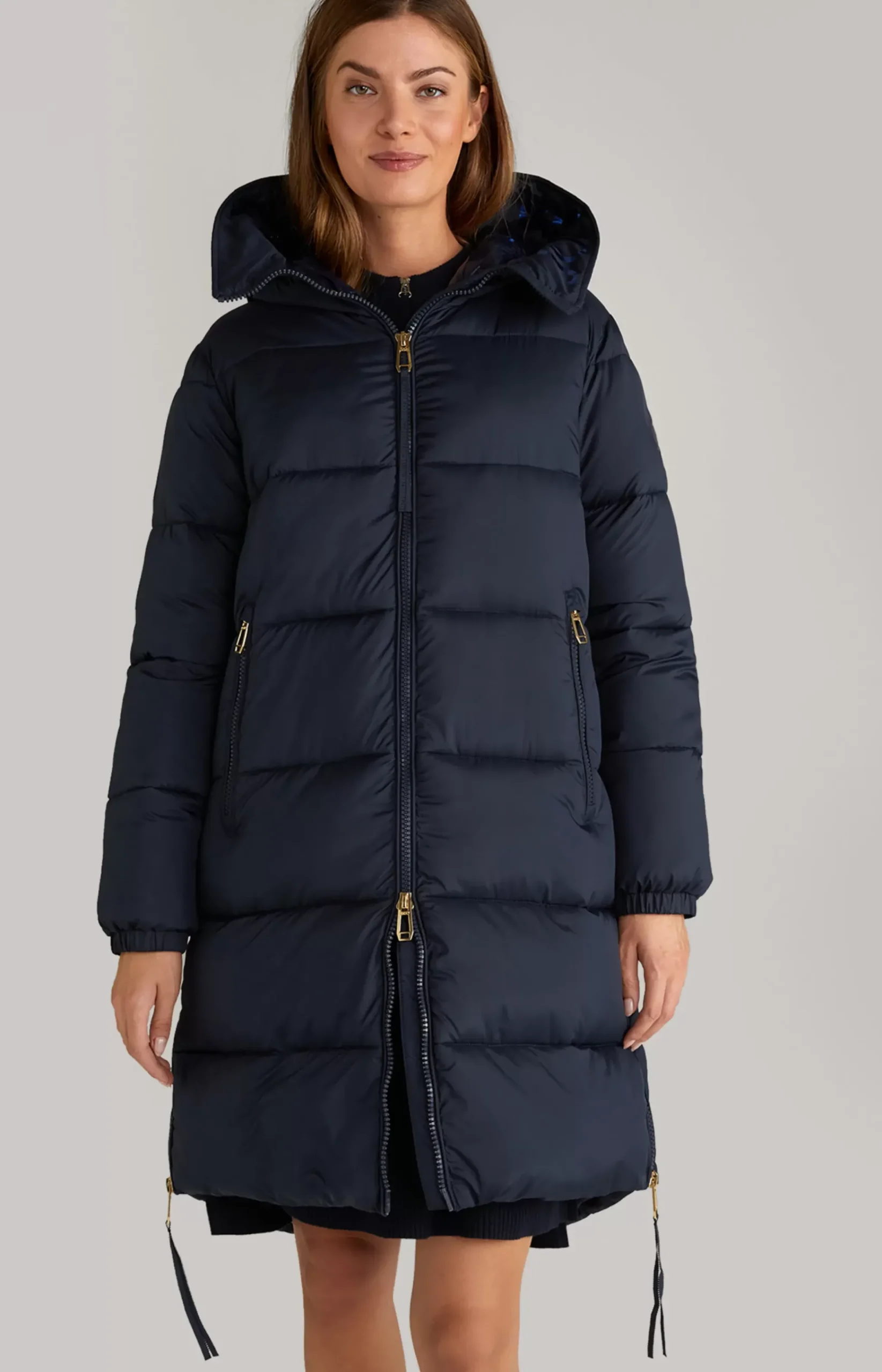Quilted Jacket in Dark Blue
