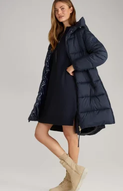 Quilted Jacket in Dark Blue