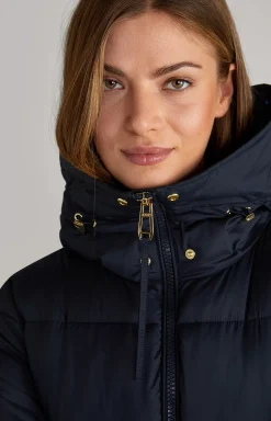 Quilted Jacket in Dark Blue