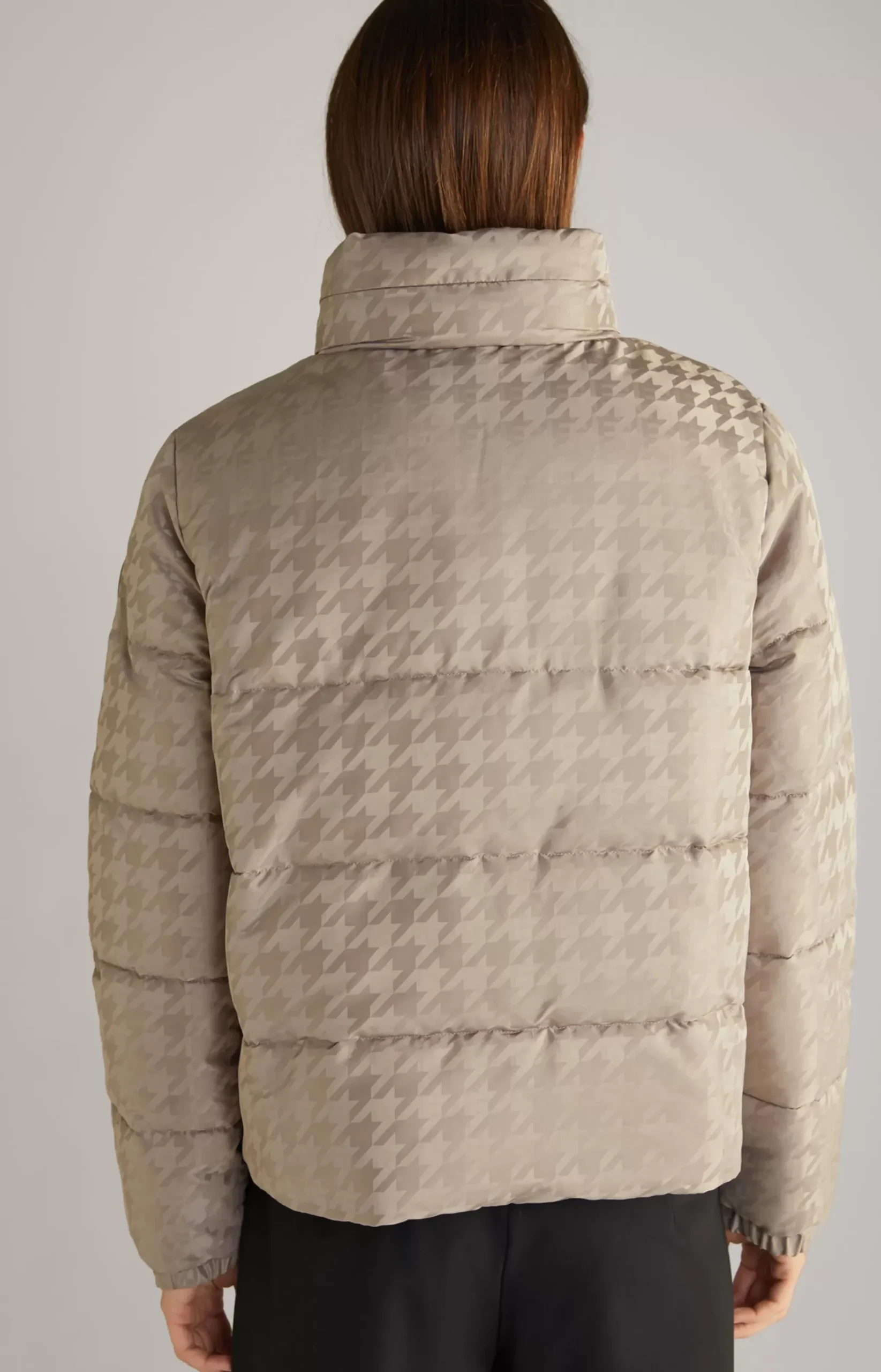 Quilted Jacket in Greige