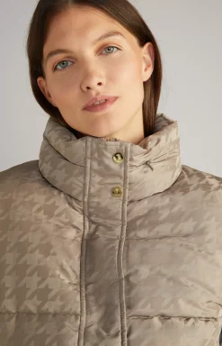 Quilted Jacket in Greige