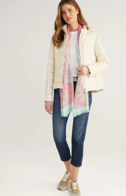 Quilted Jacket in Light Beige