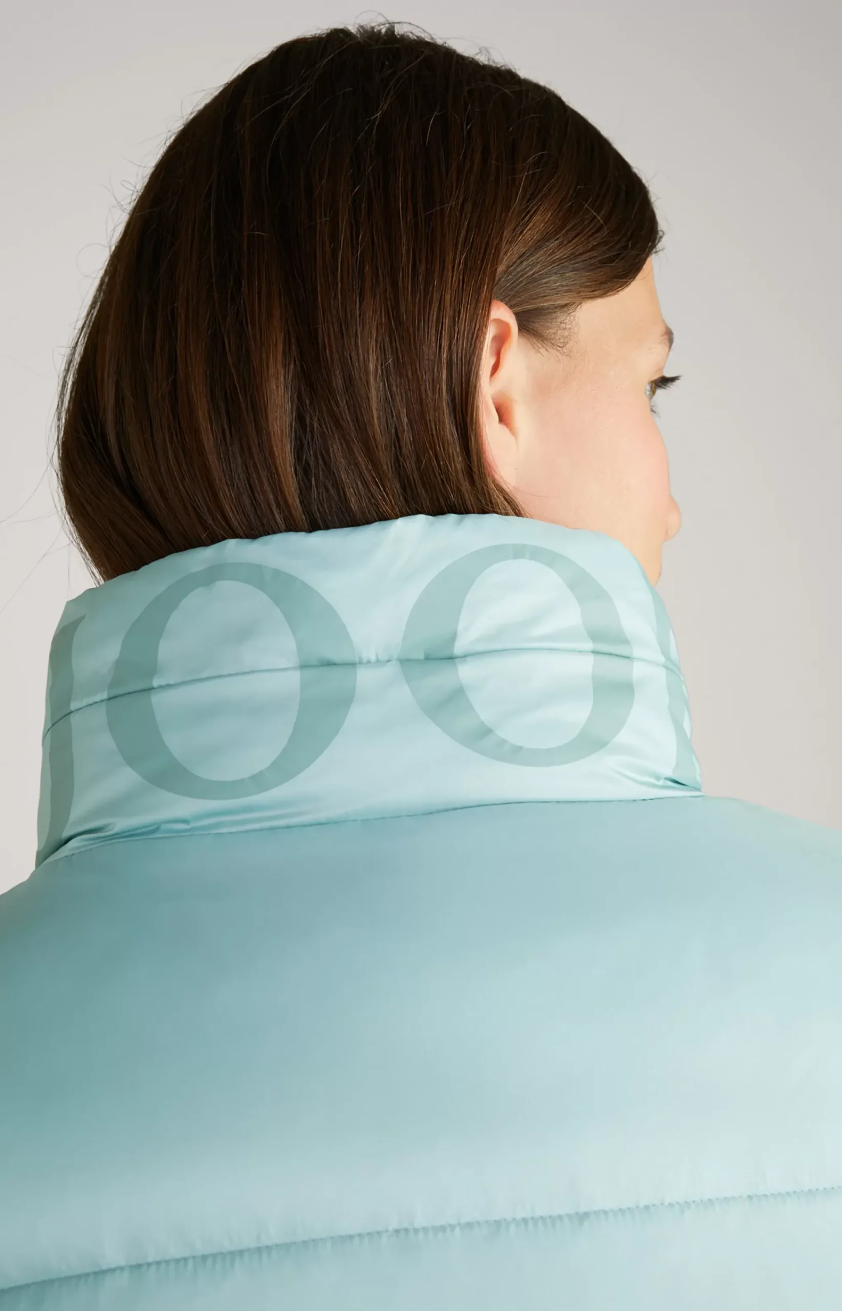 Quilted Jacket in Light Blue
