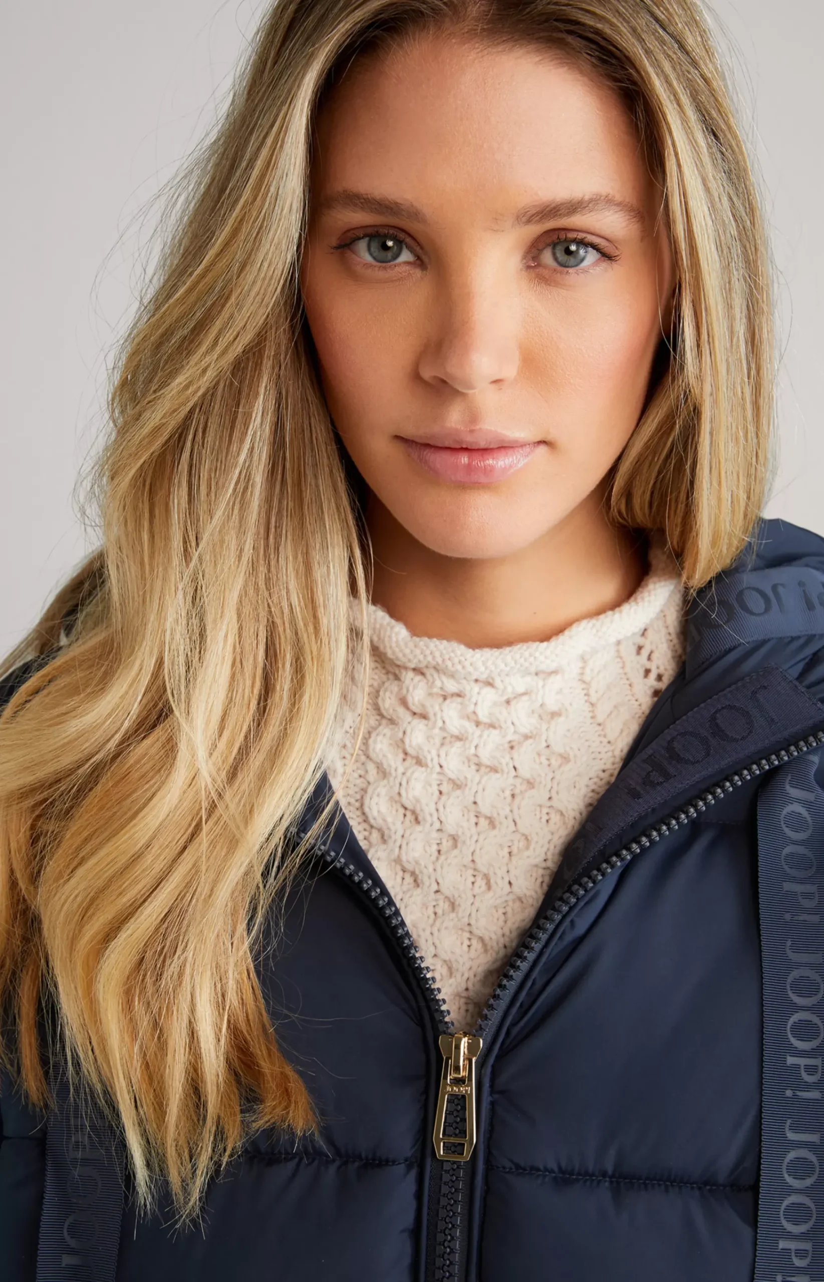 Quilted Jacket in Navy