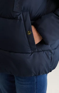 Quilted Jacket in Navy