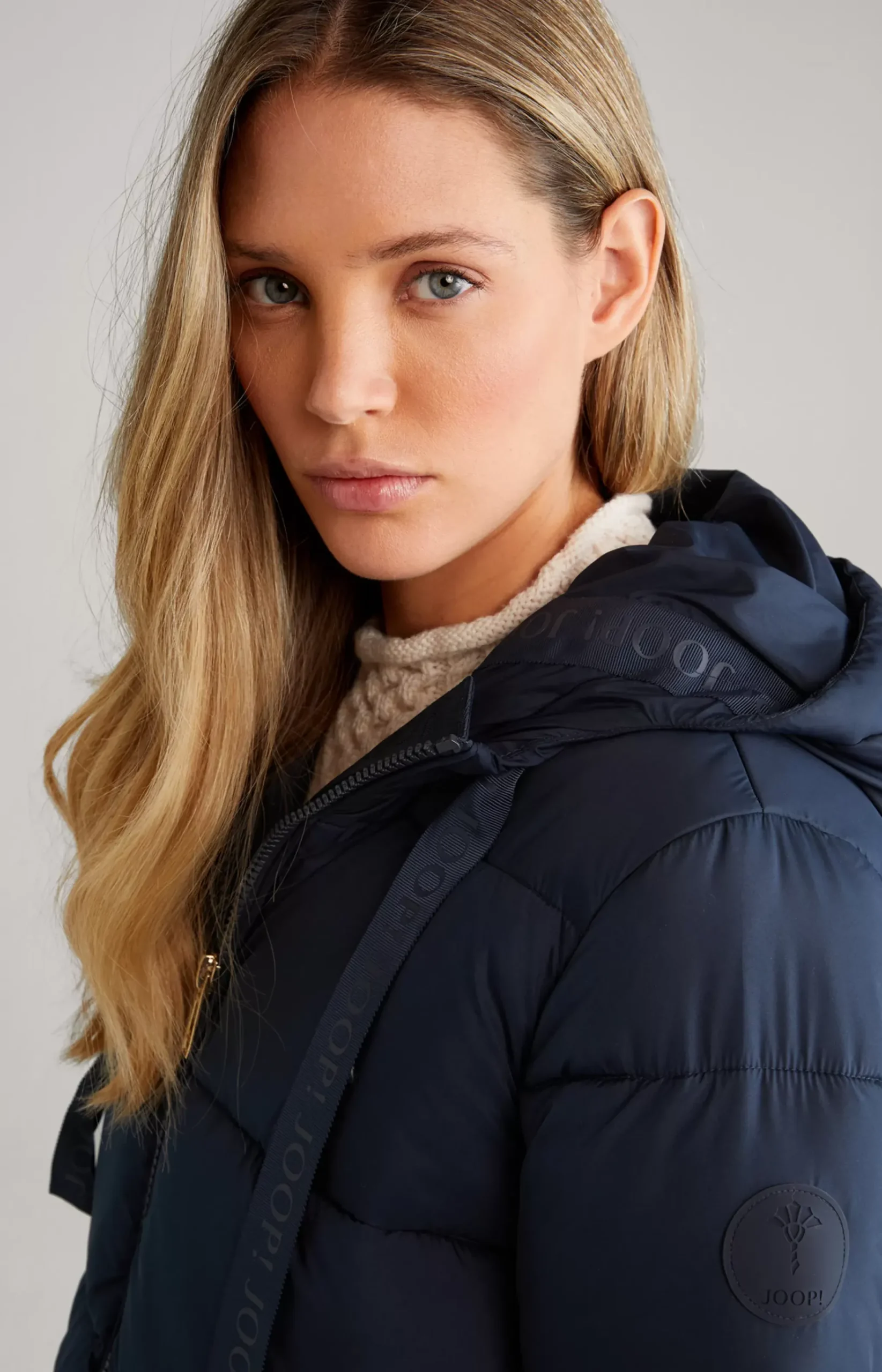 Quilted Jacket in Navy